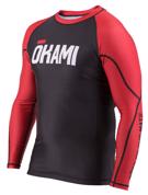 Okami Born Red Rashguard-black